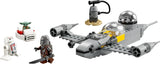 Hračka LEGO Star Wars 75410 Mandos a Grogus N-1 Starfighter s minifigurkami Mandaloriana, Grogu a R5-D4, včetně sestavitelného sloupu, startovací sady hvězdné lodi pro chlapce a dívky od 4 let Stavebnice Beuche den LEGO-Store