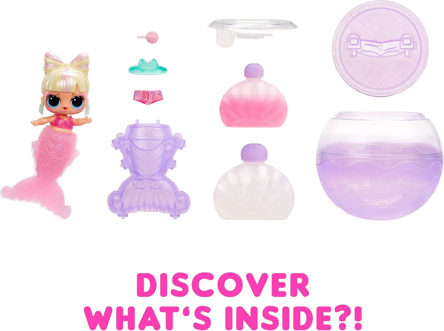 L.O.L. Překvapení! Mořské panenky - Módní mini panenky s ocasy měnícími barvu - Vhodné pro sběratele, dívky a chlapce od 4 let Naty Shop Dolls