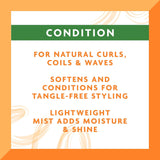 Cantu Coil Calm rozčesávací sprej, bambucké máslo, kudrnaté vlasy, 237 ml produkty na rozčesávání Naty Shop