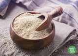 Wholefood Earth zrna quinoy - bez GMO - přírodní - veganská - bez mléčných výrobků - bez přidaného cukru - 3 kg