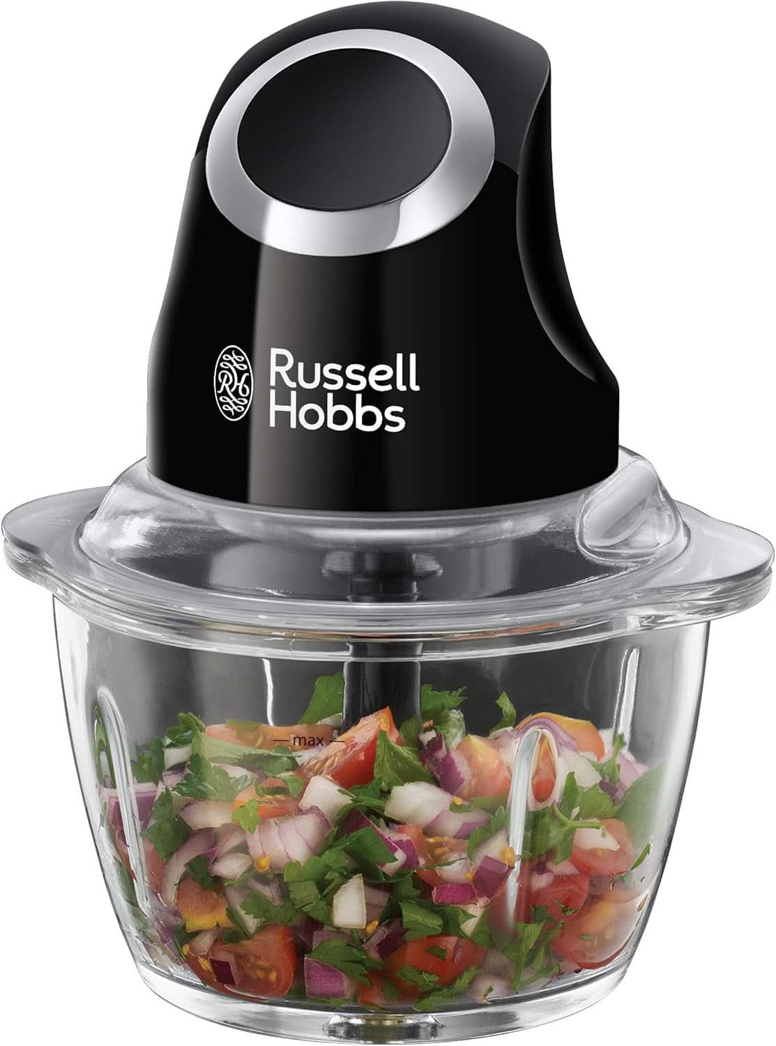 Russell Hobbs Standmixer [1,5L Glasbehälter] Matt Schwarz (Starker 0,9PS Motor, Impuls-/Ice-Crush-Funktion, Edelstahlmesser, Bpa-Frei Mixer, Elektrischer Zerkleinerer, Smoothie-Maker) 24722-56 Kitchen Nashley Shop.