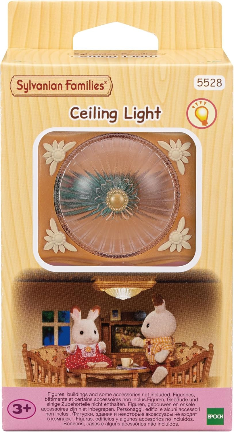 Stropní lampa Sylvanian Families 5528 - Nábytek do domečku pro panenky, Hnědá Naty Shop Dolls Výchozí název