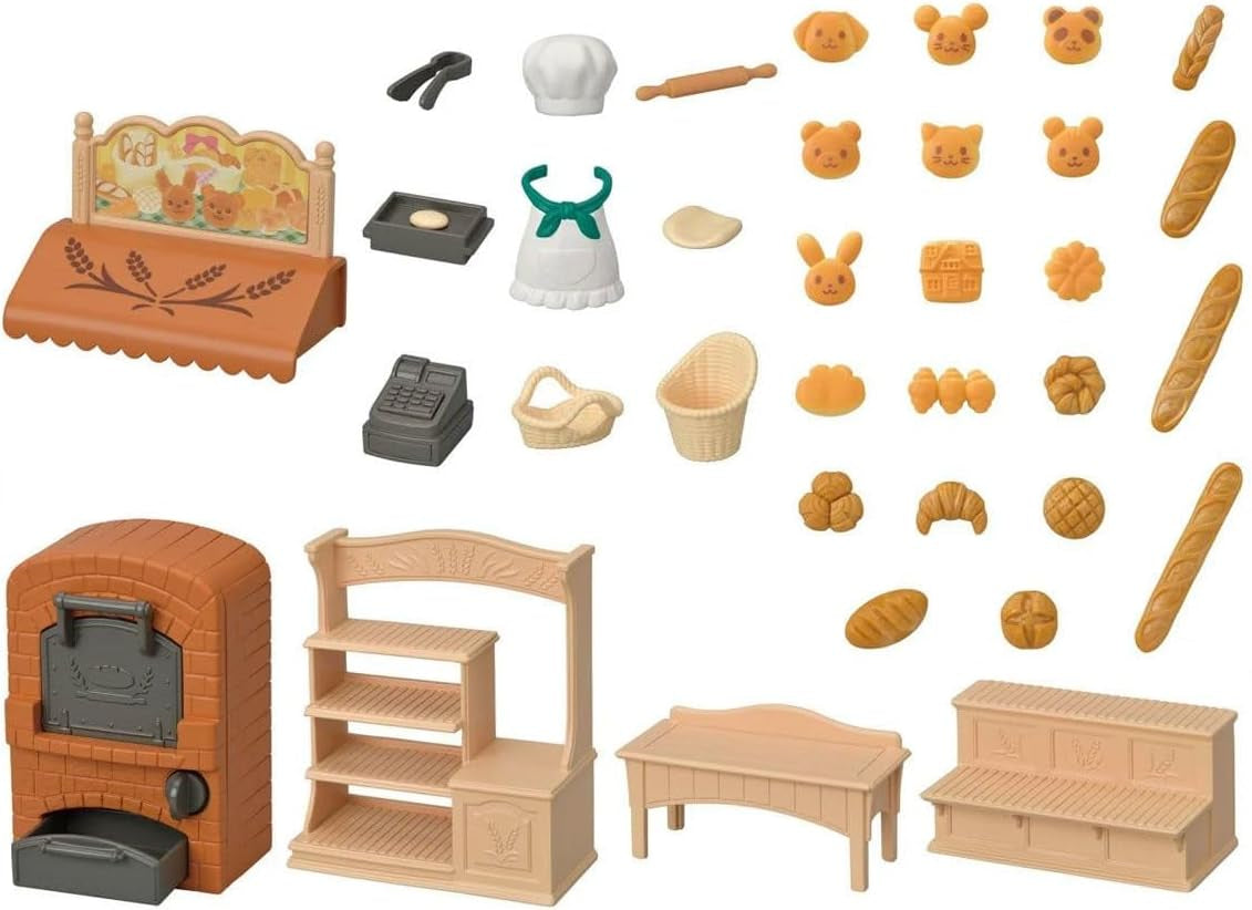 Sylvanian Families 5536 Starter House Bakery Set - Domeček pro panenky Hrací set Domky pro panenky Naty Shop