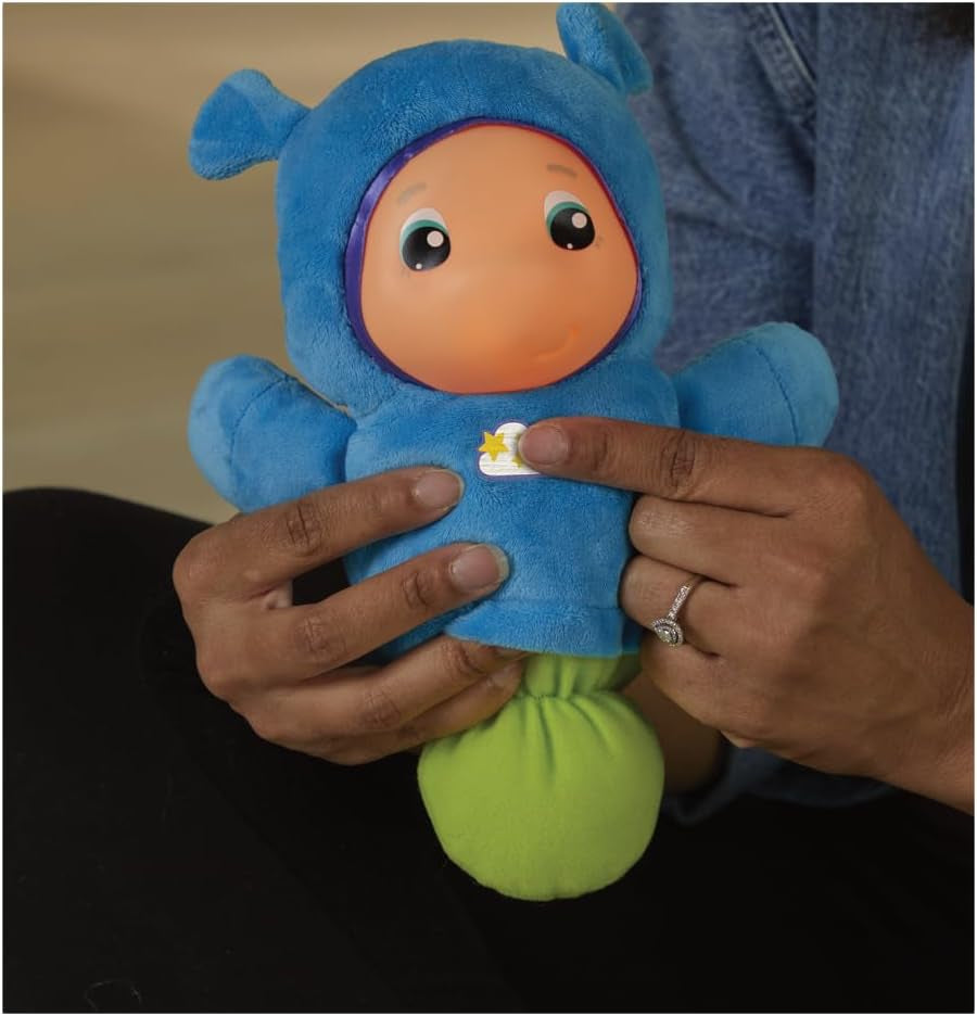 Playskool plyšová světle modrá hračka na spaní vhodná pro miminka od 0 měsíců. Hračky Bebe Naty Shop