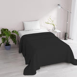Letní přikrývka Satin Stripes, polyester, krémová, 260X250 Cm Přikrývky a přikrývky Naty Shop Černá 170X250 Cm