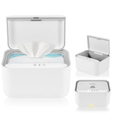 Lionelo BABYBLISS 20W Ohřívač na vlhčené ubrousky a malé ručníky, 20W pro miminka, vestavěné noční světlo, 3 nastavení teploty, dotykový panel, udržuje ubrousky vlhké