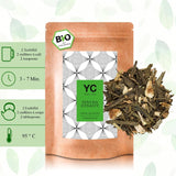 YC Yang Chai Sencha Green Tea BIO 250G - Japonský sypaný čaj s příchutí bergamotu - Originální japonský zelený čaj "Sencha Dynasty" z kontrolovaného ekologického pěstování