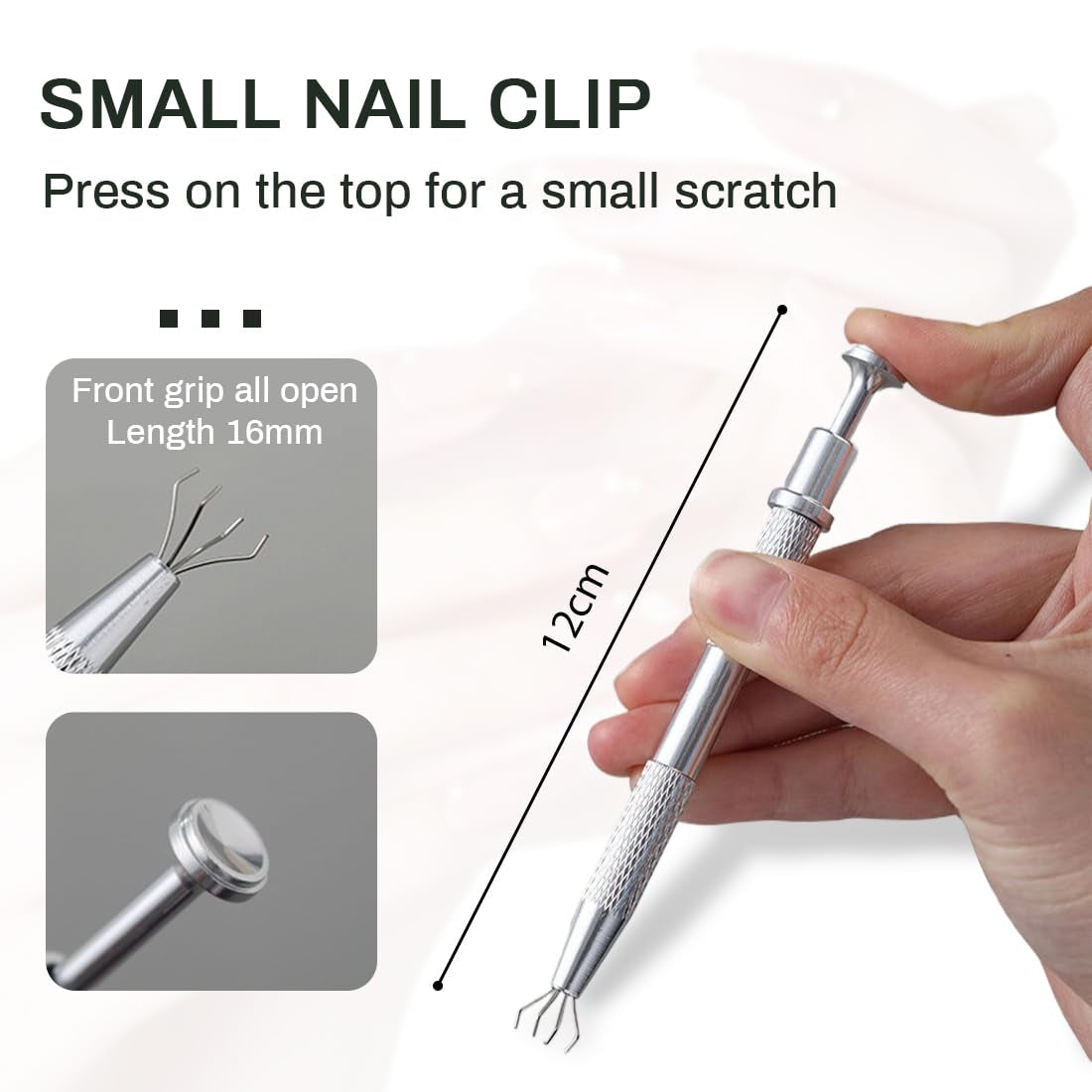 100 Stück Nail Art Schwamm Mit Metallgreifer, Sponge Brush Applicator, Sponge Nagel Pinsel, Maniküre Zubehör Für Nägel, Um Eine Varaudzen Von Gradient Nail Art Patterns Zu Ersetlen