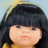 Panenka miniland, 38 cm, Asiatka. Vyrobeno ve Španělsku. Anatomicky správně. Kolekce Můj přítel a já