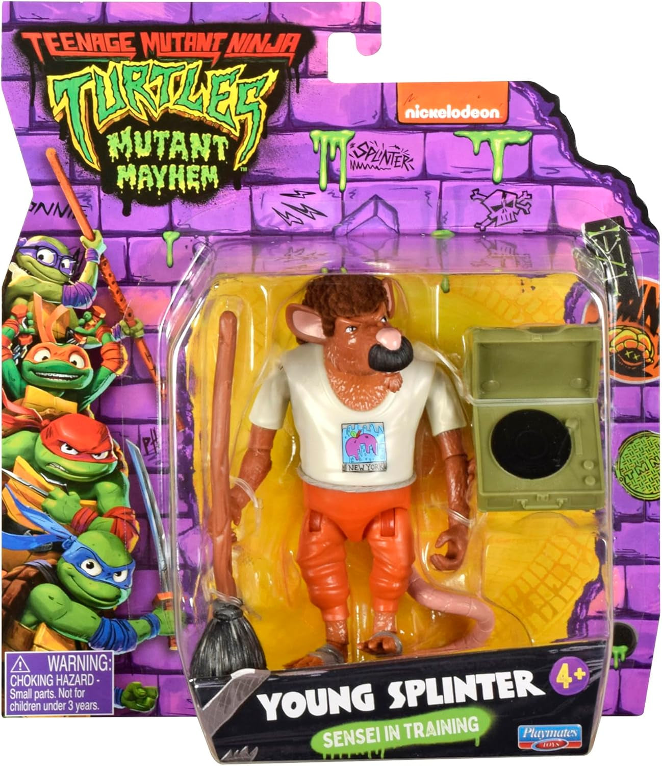 TEENAGE MUTANT NINJA Turtles - Ray Fillet Akční figurky Naty Shop Splinter Base Figurka