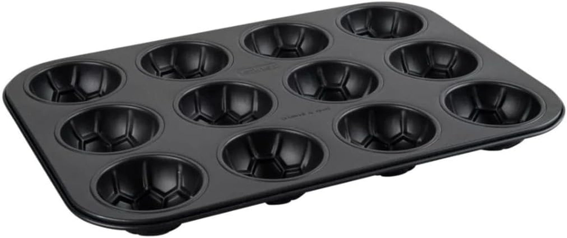 Zenker 12Er Muffinform – Muffinbackblech Für Muffins Und Cupcakes Aus Der Serie Fotbalové pečení – Hitzebeständiges 12Er Muffinblech Mit Antihaftbeschichtung, Schwarz Formy a plechy na pečení Naty Shop