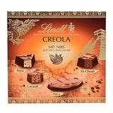Lindt Čokoláda | Krabička na kreolské pralinky | 100 g | 9 pralinek ve 4 lahodných sortimentech, vyrobených ze 100% jemného kakaa, bez alkoholu | Čokoládová dárková sada