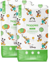 Ultra suché plenky Mama Bear Disney velikost 4 (8-14 kg), bílé, 84 kusů (1 balení) Naty Shop velikost 4+ (9-15 kg) měsíční balení