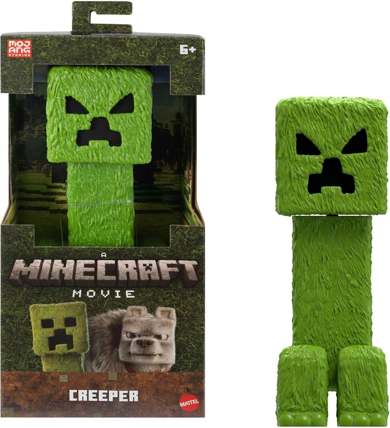 Příběhová sada Mattel Minecraft se 4 akčními figurkami a 3 doplňky Setkání v nadsvětí Sběratelská hračka inspirovaná filmem Minecraft JFR70 Akční figurky Naty Shop Creeper se sadou příslušenství