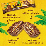 Kaba Neapolské tyčinky 40g, 4 křupavé tyčinky plněné oplatkami a jemným oříškovým krémem, v multipacku s originální příchutí Kaba