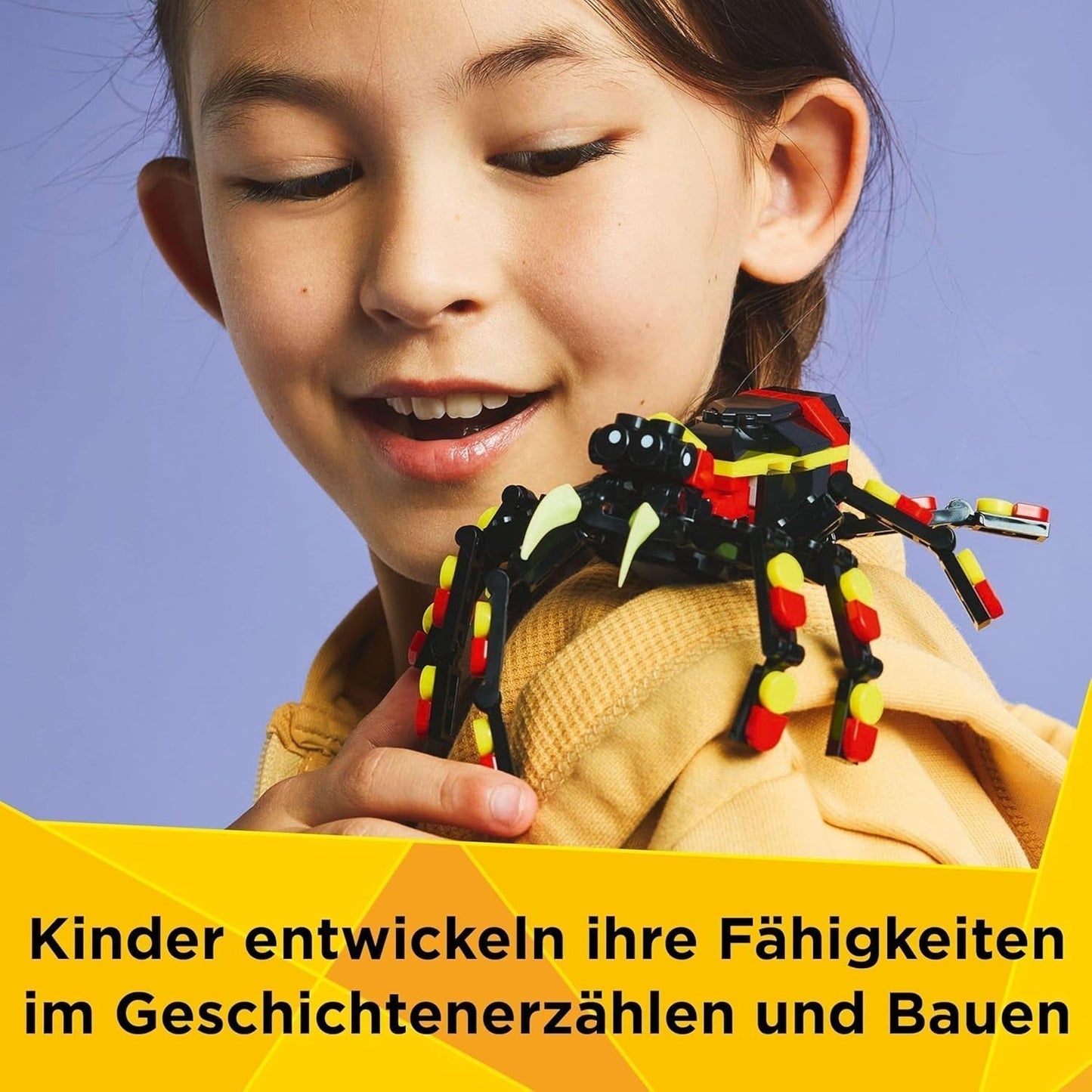 LEGO Creator 3V1 Divoká zvířata: Pavouk s překvapením - hračka k přestavbě na figurku škorpióna nebo hada - stavebnice se 3 modely - dárek pro chlapce a dívky od 7 let 31159 Stavebnice Besuche den LEGO-Store