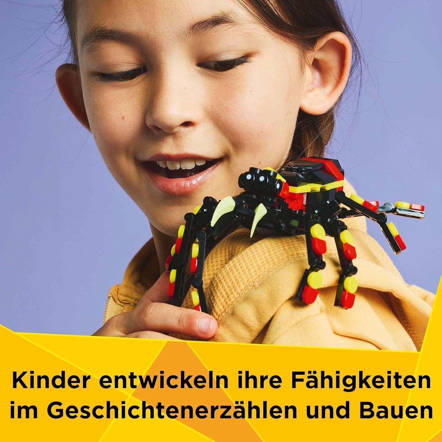 LEGO Creator 3V1 Divoká zvířata: Pavouk s překvapením - hračka k přestavbě na figurku škorpióna nebo hada - stavebnice se 3 modely - dárek pro chlapce a dívky od 7 let 31159 Stavebnice Besuche den LEGO-Store