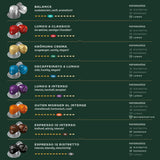 Jacobs Kaffeekapseln Lungo Intenso, Intensität 8/12, 10 x 20 Getränke, kompatibilní s Nespresso* Kaffee Kapseln, 200 Kapseln