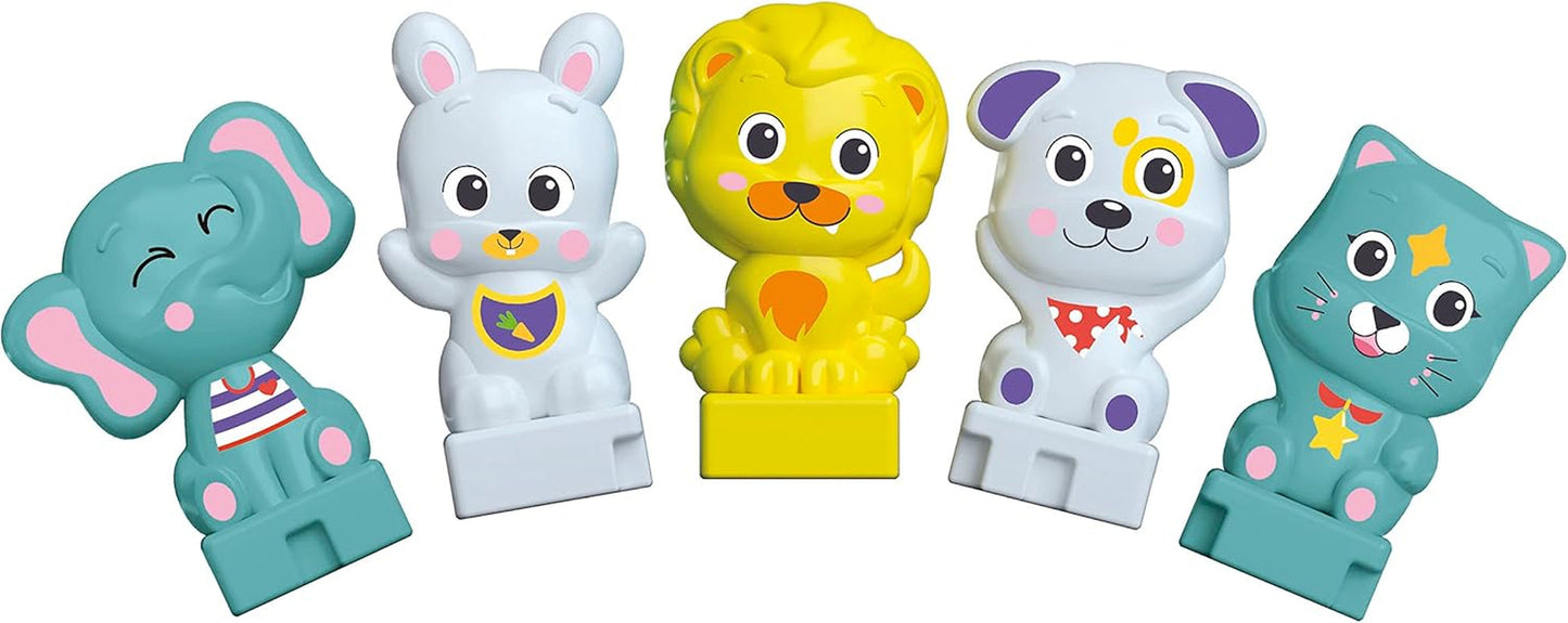Clementoni Animali-3 Talking Interactive Rozšiřitelná hračka na elektrický vláček pro roční miminko (italská verze) Vyrobeno v Itálii Vícebarevná 17740 Jucarii Bebe Naty Shop