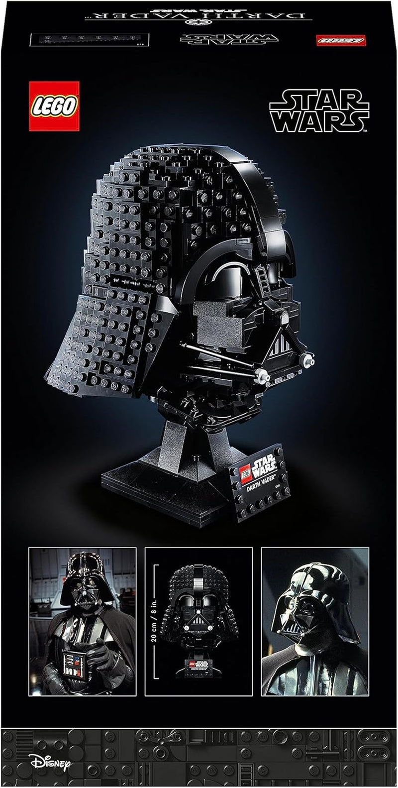 LEGO Star Wars Stavebnice Darth Vader Helma pro dospělé, Nápad na dárek pro muže, ženy, on nebo ji, Sbírka modelu ke sestavení a vystavení 75304 Stavebnice Besuche den LEGO-Store