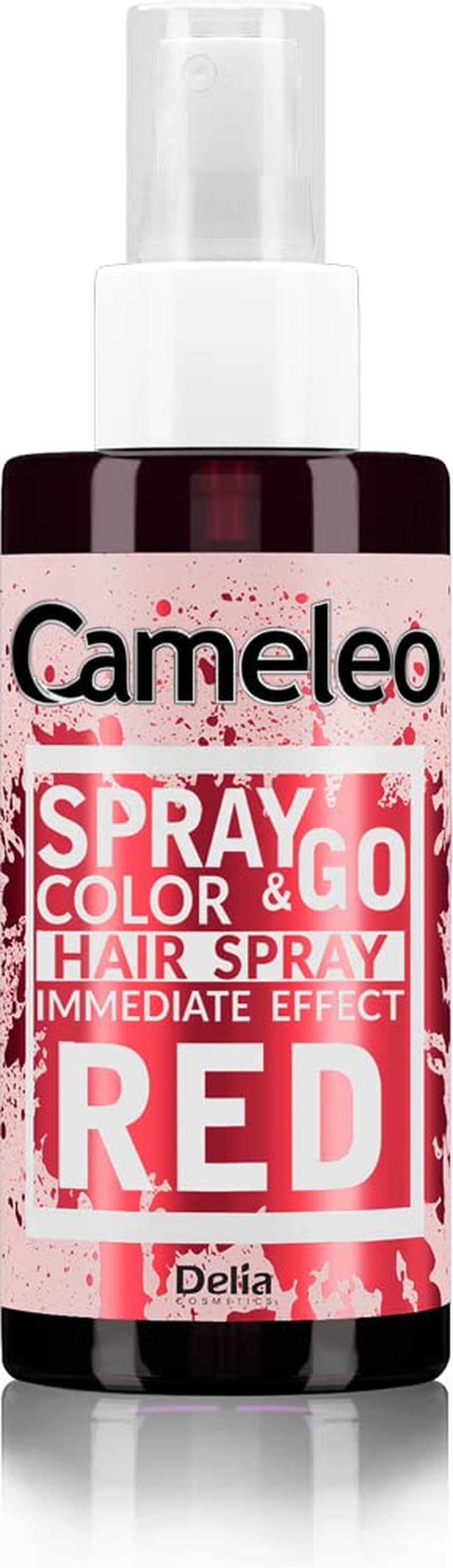 Cameleo - Spray & Go - sprej na barvení vlasů - fialový - pro blond, platinovou blond a šedivé vlasy - stačí nastříkat a jít - semipermanentní - okamžitý výsledek - karnevalový sprej na barvení vlasů - 150 ml Naty Shop Red Hair Dye 150 Ml (1 balení)