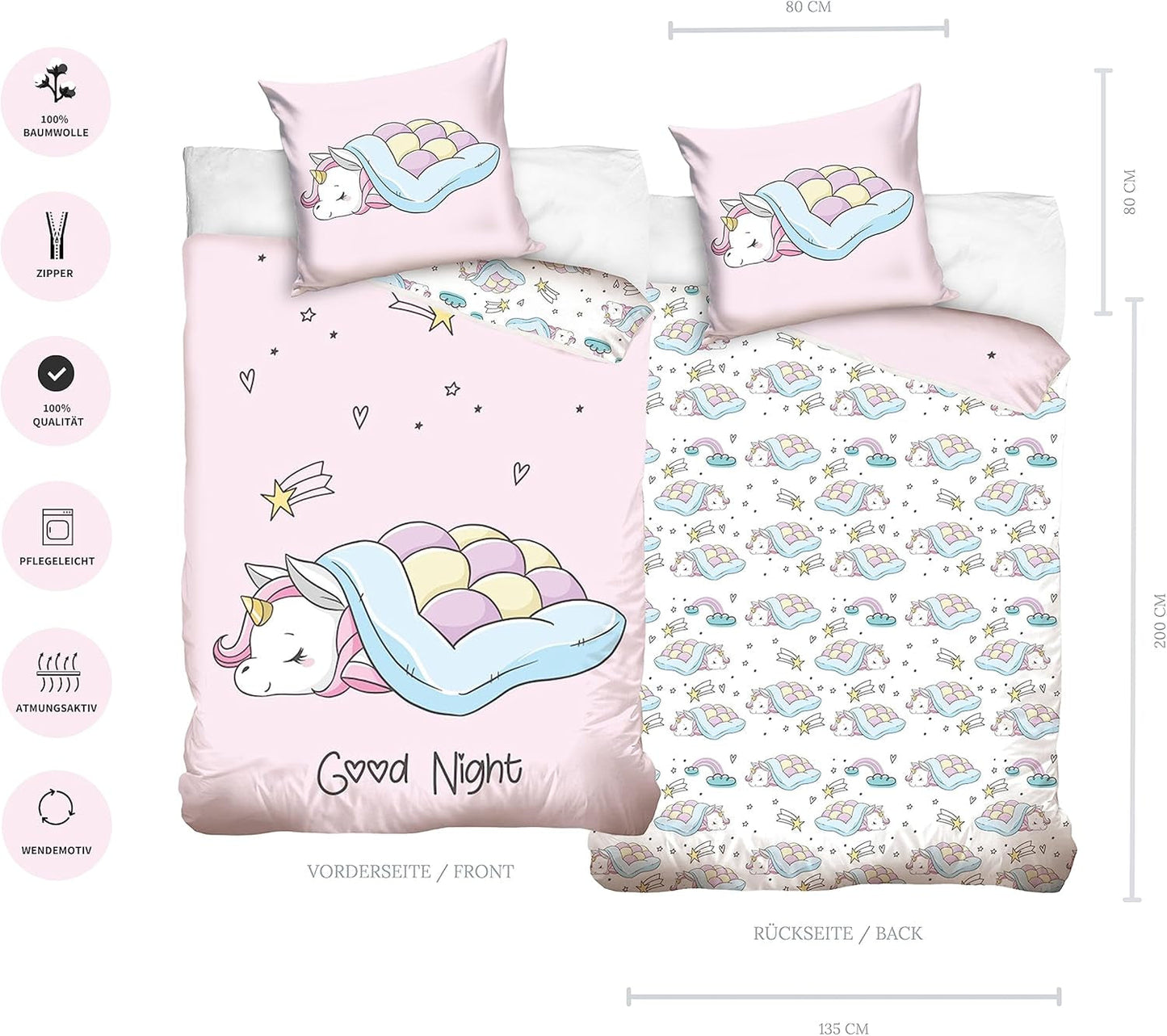 Ložní prádlo, Unicorn, Termana, pro teenagery Ložní prádlo - dětské Naty Shop