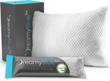 Dreamyblue Premium Spací polštář - Výplň z drcené paměťové pěny [Nastavitelný loft] Pratelný bambusový potah z viskózy - Na boční, zadní a břišní klouzání - Standardní polštáře Naty Shop Výchozí název