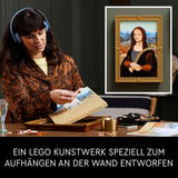 LEGO Art Mona Lisa, Sada pro dospělé, Obraz Leonarda Da Vinciho na zavěšení, Kreativní činnost pro muže a ženy, Dárek pro milovníky umění, Italské renesanční umění 31213 Stavebnice Besuche den LEGO-Store