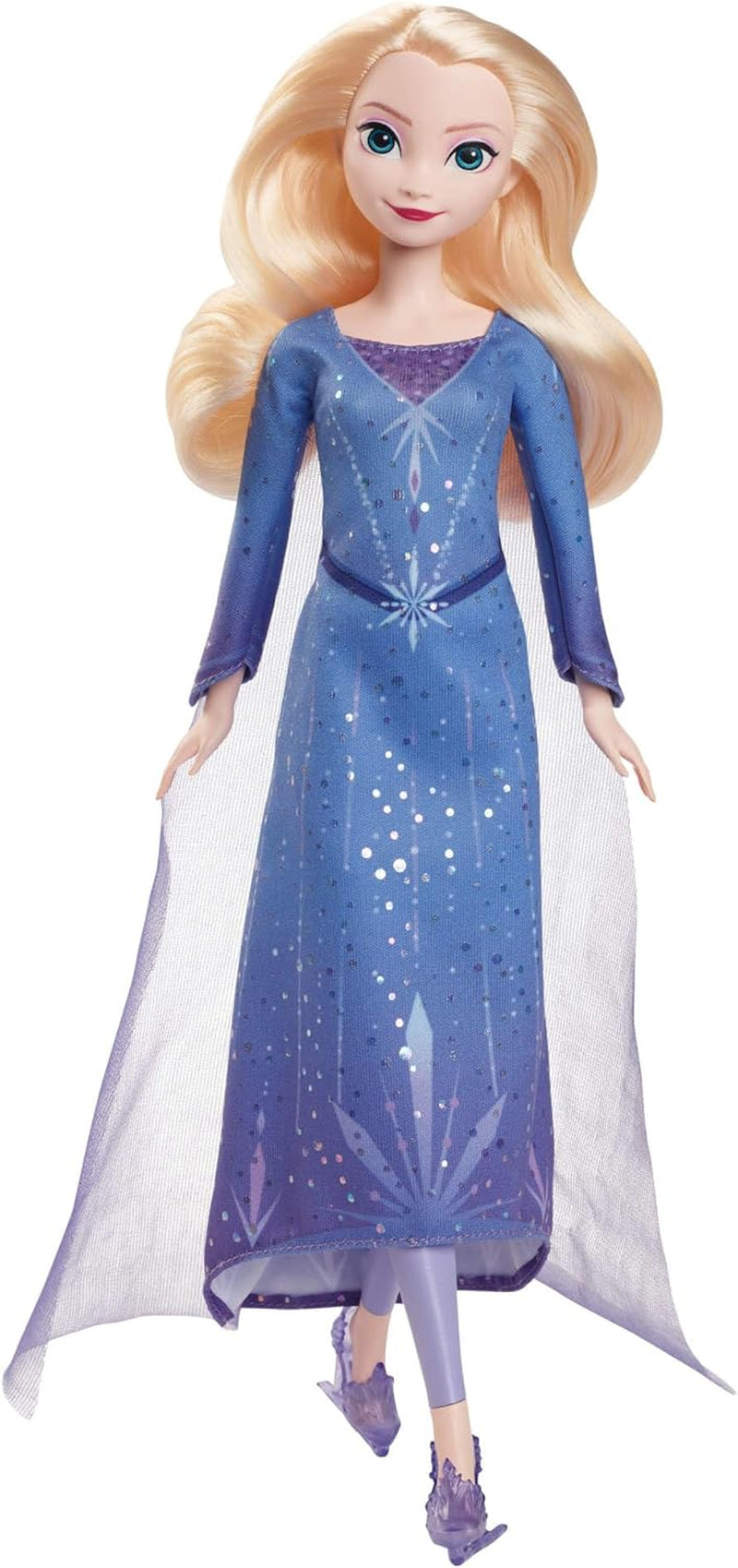 Mattel Disney Panenka Ledová královna Elsa, Panenka Ledová královna Učesané blond vlasy, Nábytek, Vyjímatelné Boty, Dárky Disney, 3 roky staré hračky, HLW47 Naty Shop Elsa Dolls Zmrzlinový vzhled