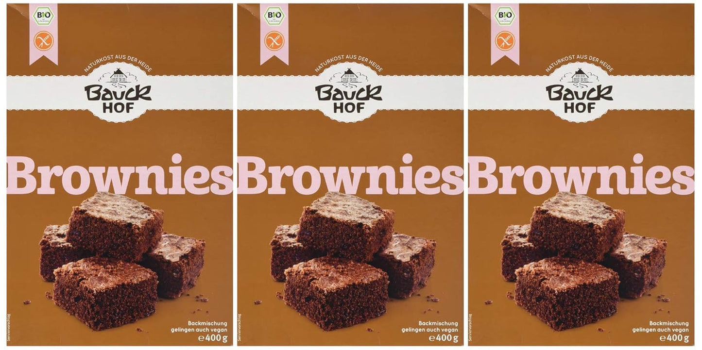 Brownies bez lepku, 3 Err Pack (3 X 400 G) – Bio Naty Shop