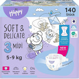 Plenky Bella Baby Happy Premium, velikost 6, Junior Extra, 15+ kg, 96 kusů, pečeť DERMATEST a OEKO-TEX, Jednorázové dětské plenky