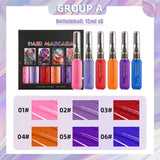 Okamžitá barva na vlasy 6 barev Dočasná řasenka na vlasy pro dívky a ženy Smývatelné vlasy Chalk Rainbow Hair Mascara Barva na vlasy pro karneval Halloween Cosplay Party Narozeniny (A) Naty Shop Hair Dye