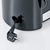 Espresso kávovar SEVERIN "TypeSwitch" se skleněnou karafou a časovačem, AromaSwitch pro výběr 2 možností spařování, digitální hodiny s funkcí časovače, až 10 šálků, 1000W, kartáčovaná nerez-černá, KA 4826