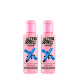 GO TOXIC UV semipermanentní krém na barvení vlasů, 100 ml (1 balení) Barva na vlasy Naty Shop Blue 100 Ml (1 balení)