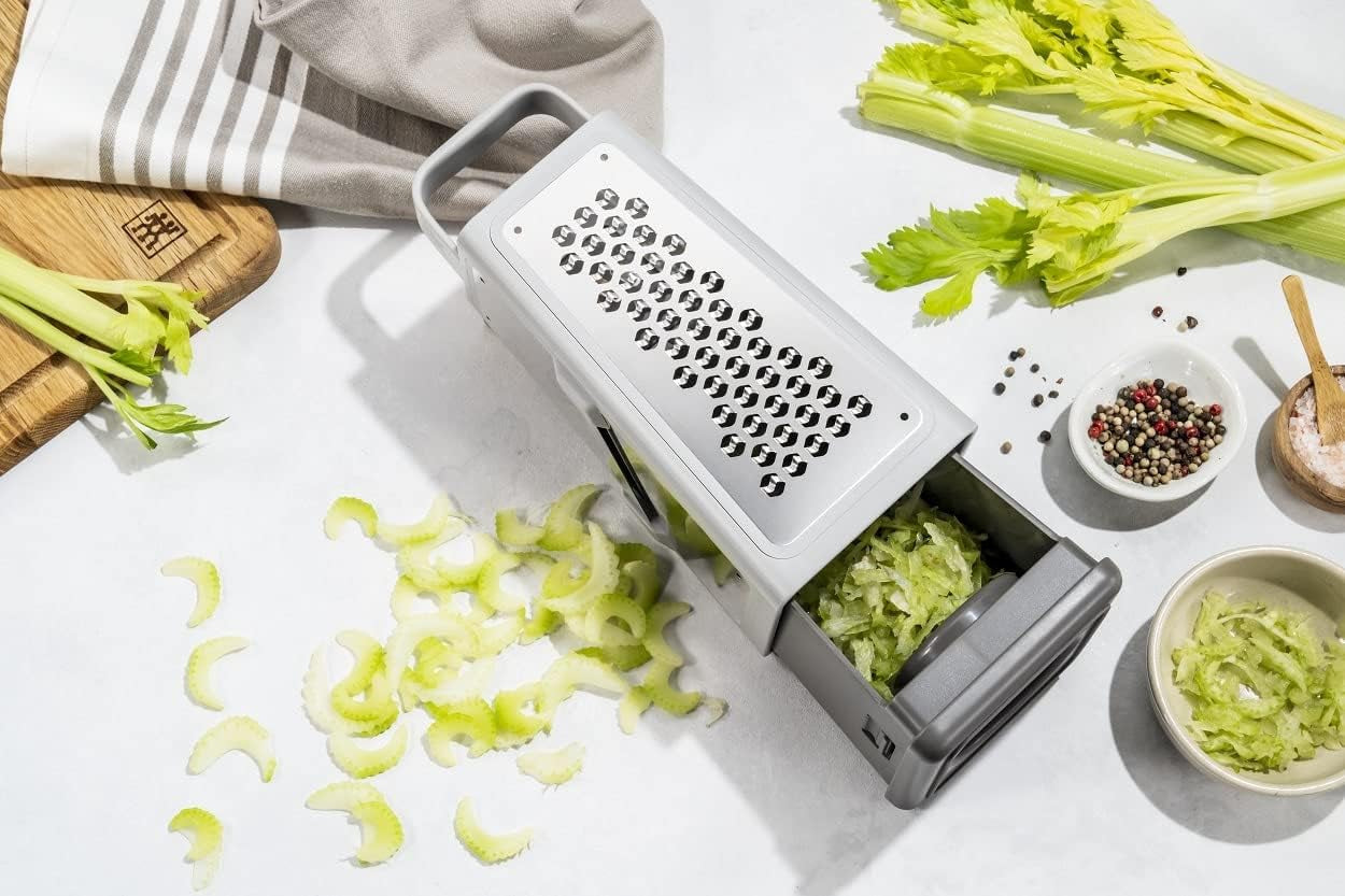 ZWILLING Z-Cut čtvercové struhadlo, multifunkční, čepel z nerezové oceli Peeler Naty Shop