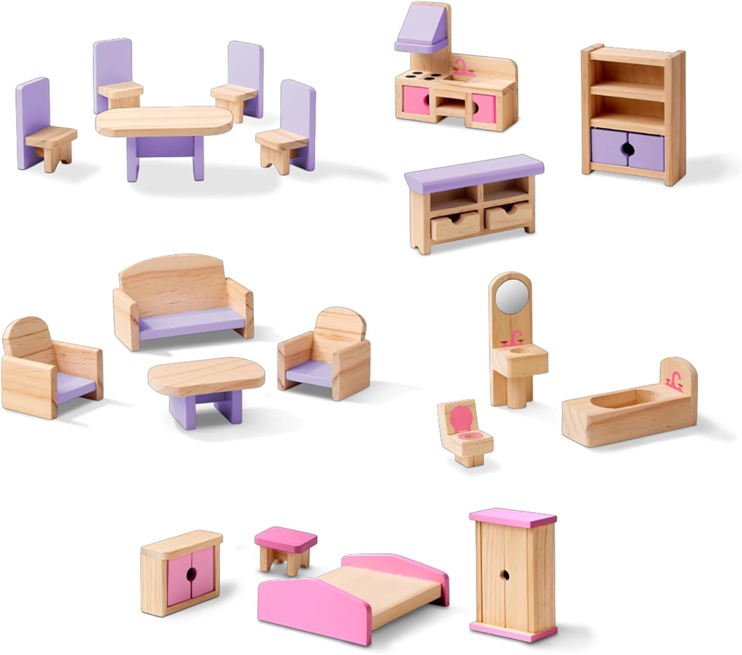 Dřevěný domeček pro panenky Melissa a Doug