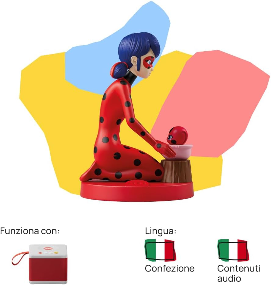 Zvuková figurka - Tales of Ladybug and Cat Noir - Zvukové příběhy a pohádky, chlapci a dívky 4-6+, italská verze Baby Toys Naty Shop