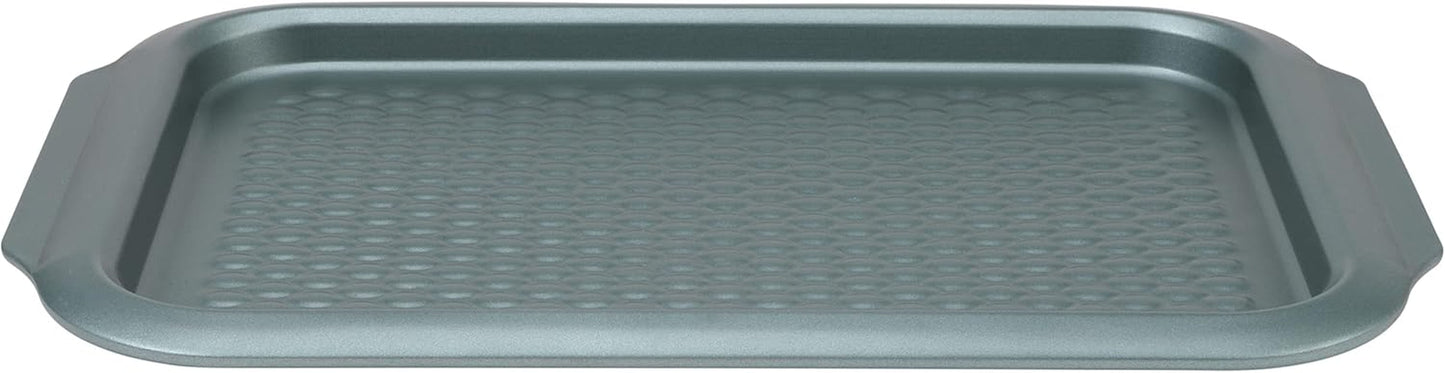 Progress BW09819G2EU7 Shimmer Kollektion, Runde Backform Aus Kohlenstoffstahl Mit Antihaftbeschichtung, Ideal Für Pies, Kuchen, Torten Und Quiches, 28 Cm, Grün Formy a plechy na pečení Naty Shop 39Cm Backblech