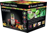 Mixér Russell Hobbs [Multifunktions-Standmixer] Nutriboost (Inkl. 5 Bpa-Freie Und Spülmaschinengeeignete Behälter + Deckel, 22 000 U/Min, 0,9 Ps-motor) Elektrischer, Smoothie-Maker 23180 Nakup.