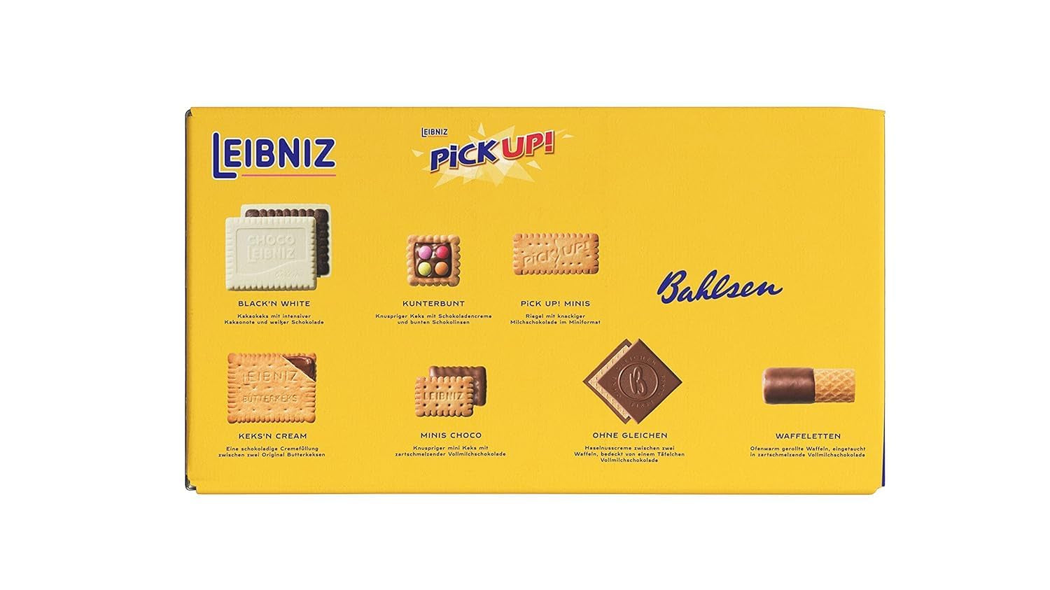 Bahlsen Our Biscuits Family, balení 9 ks, směs sušenek se 7 křupavými druhy čokoládových sušenek (9 x 280 g)