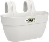 elho Vibia Campana Easy Hanger M 36 - Květináč na balkon i ven - Ø 36,0 x V 26,5 cm - Černá/Antracit