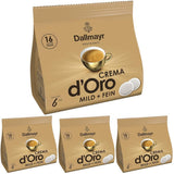 Crema d'Oro jemné a jemné polštářky (16 kávových polštářků) (balení po 4)