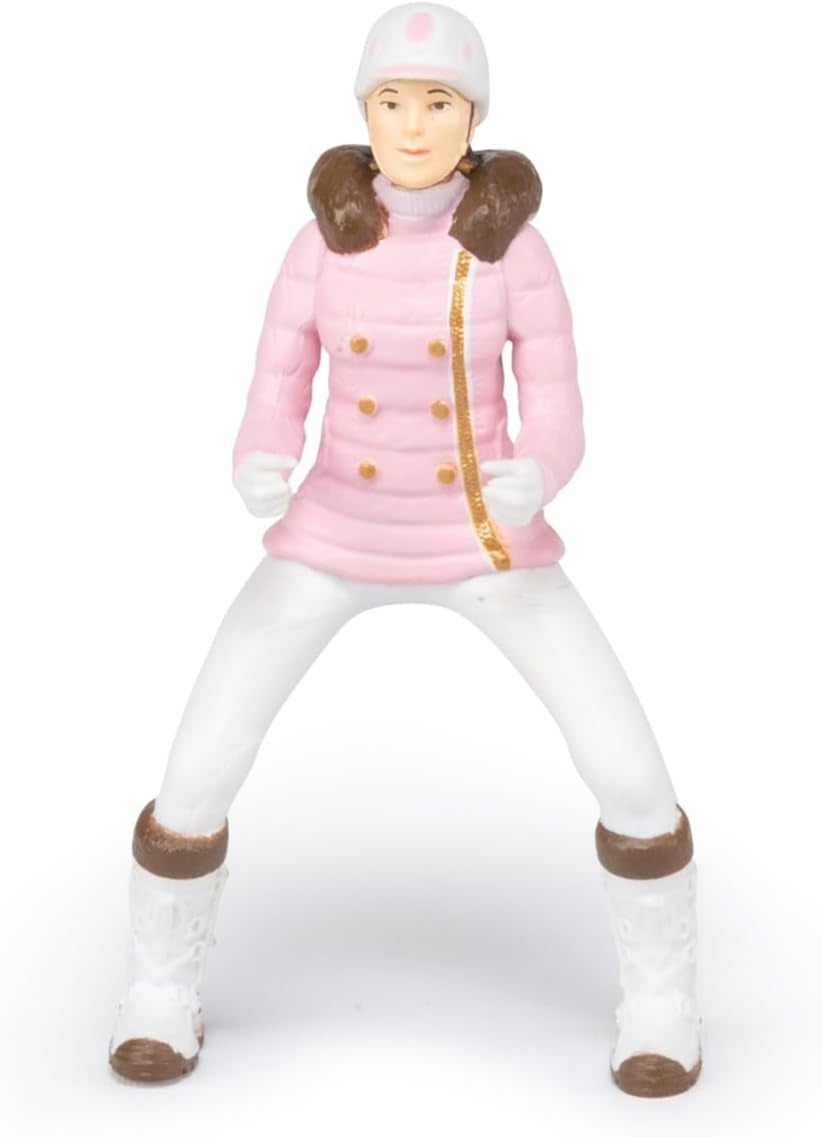 PAPO - Figurka koně - Rider Fashion Winter, vášeň pro ježdění, hračka pro děti od 3 let. Akční figurky Naty Shop