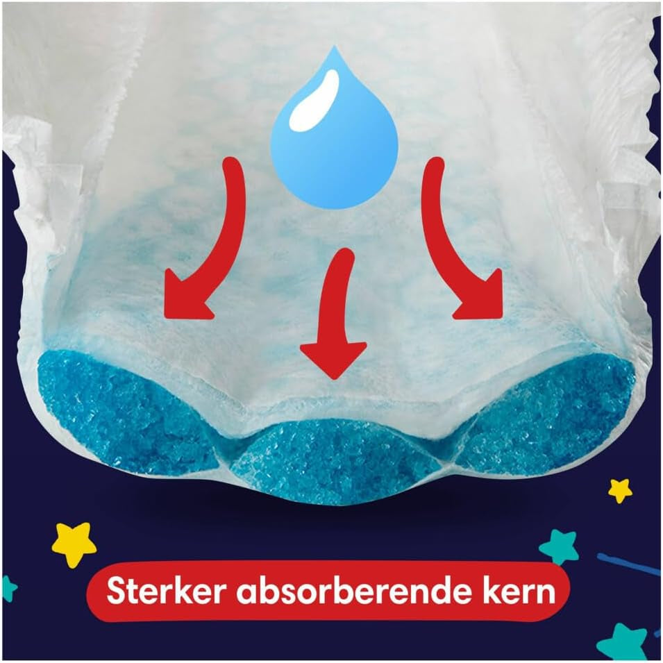 Pampers - Neklouzavé dětské noční košile - Velikost 6 - Malé balení - 30 kusů - 15+ kg