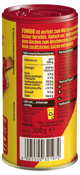 MAGGI Fondor koření na zeleninu, maso nebo ryby, koření na polévky nebo saláty, balení 10 ks (10 x 200 g)