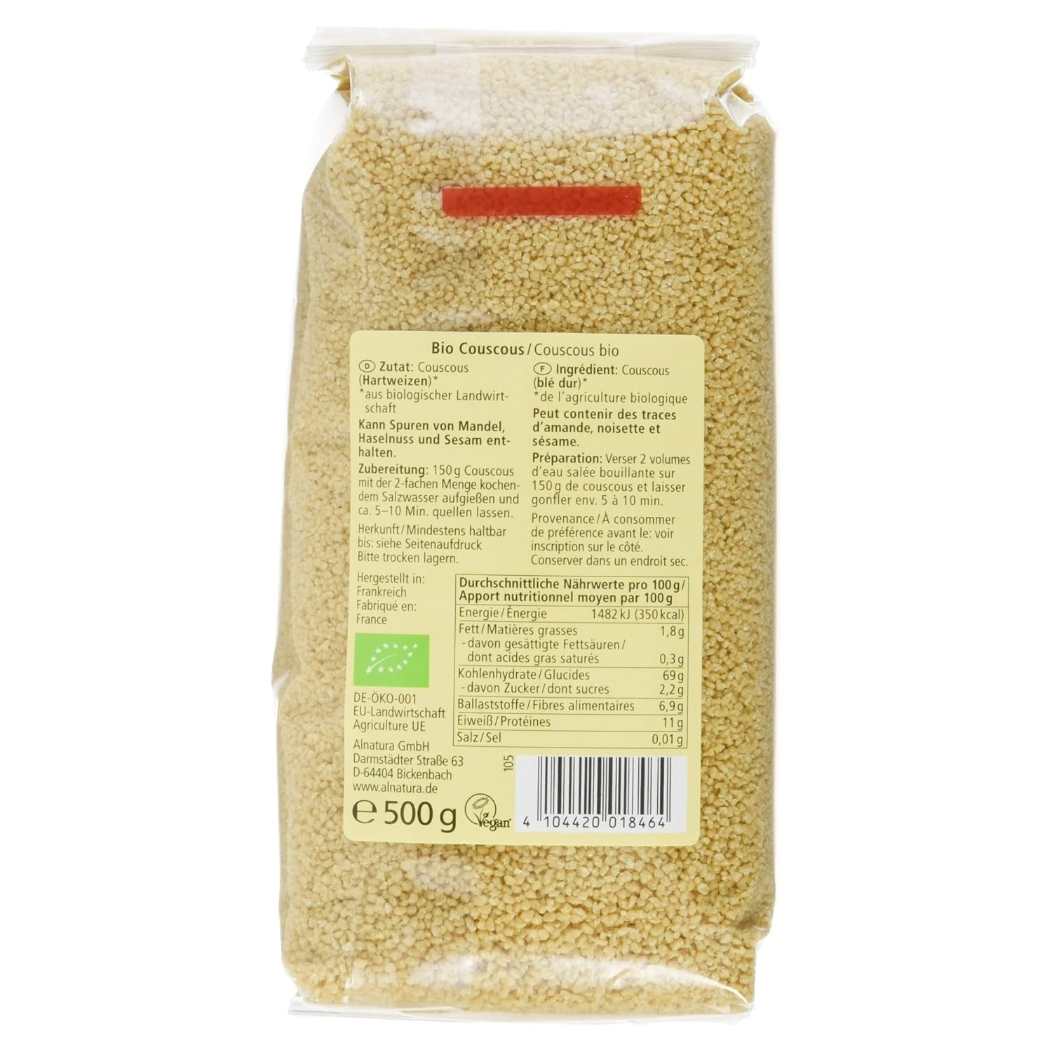 Bio obilný kuskus, 500g