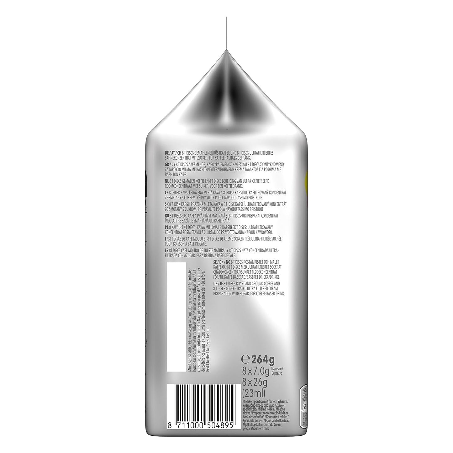 Tassimo Kapseln Jacobs Type Latte Macchiato Classico, 5 x 8 polštářků, 40 kávových kapslí