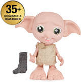 Kouzelnický svět Harry Potter - Interaktivní panenka Dobby House Elf s více než 30 zvuky, větami a pohyby, německo-italská, hračka pro 6 let, fanouškovský článek Panenky Naty Shop