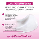 L'Oréal Paris Elvital maska na vlasy proti roztřepeným konečkům pro dlouhé, poškozené vlasy, Intenzivní oplachovací kúra, S rostlinnými vitamíny a ricinovým olejem, Maska Dream Length Super Build-up Mask, 1 x 300 ml Naty Shop Hair Mask