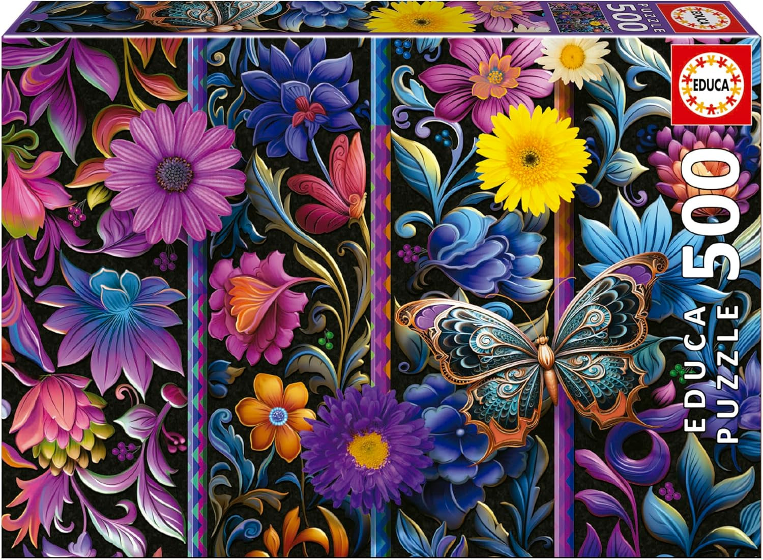 Educa - Puzzle 500 dílků pro dospělé | Bada Bloom. Rozměry: 48 X 34 cm. Obsahuje lepidlo na puzzle Fixpuzzle. Na 11 let (19909) Puzzle Naty Shop Výchozí název